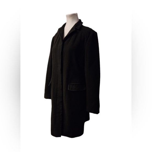 Gap Black Wool and Cashmere Coat Fully Lined - Picture 2 of 4